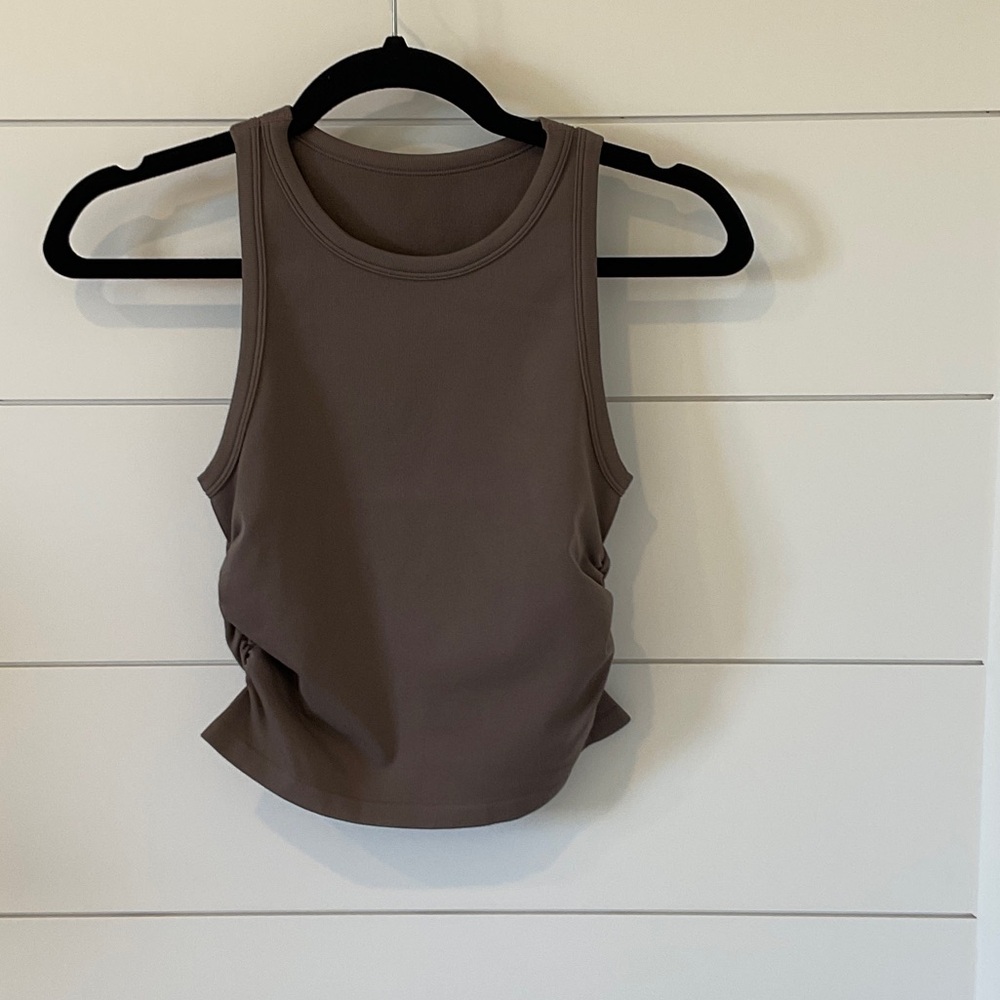 Elegant Brown Women's Tank Top